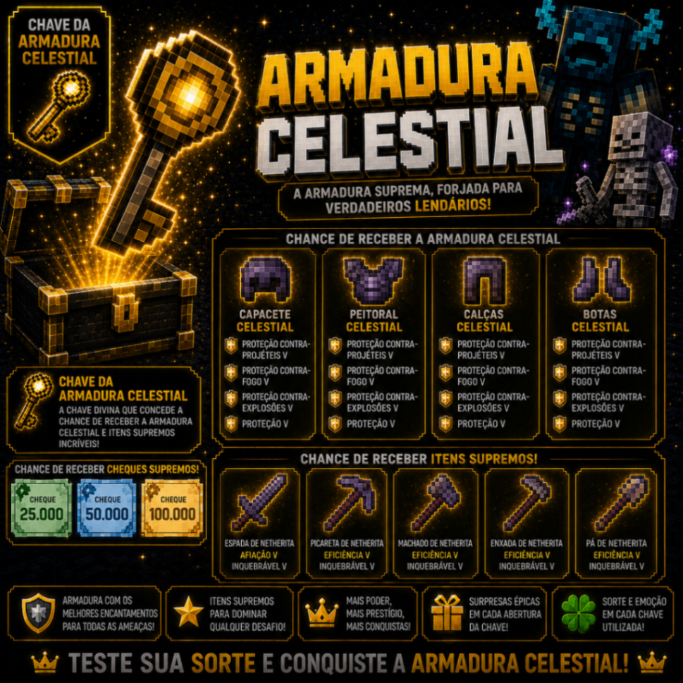 1x Chave Armadura Celestial
