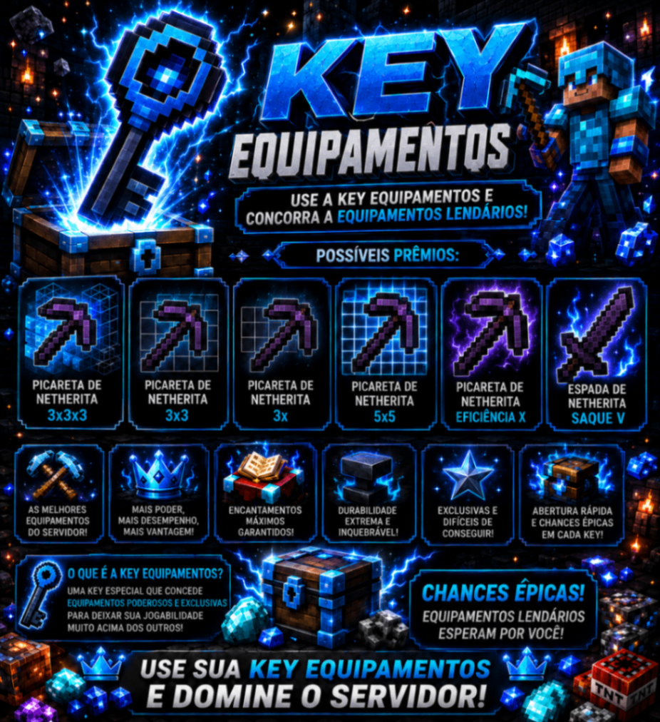 1x Chave Equipamentos